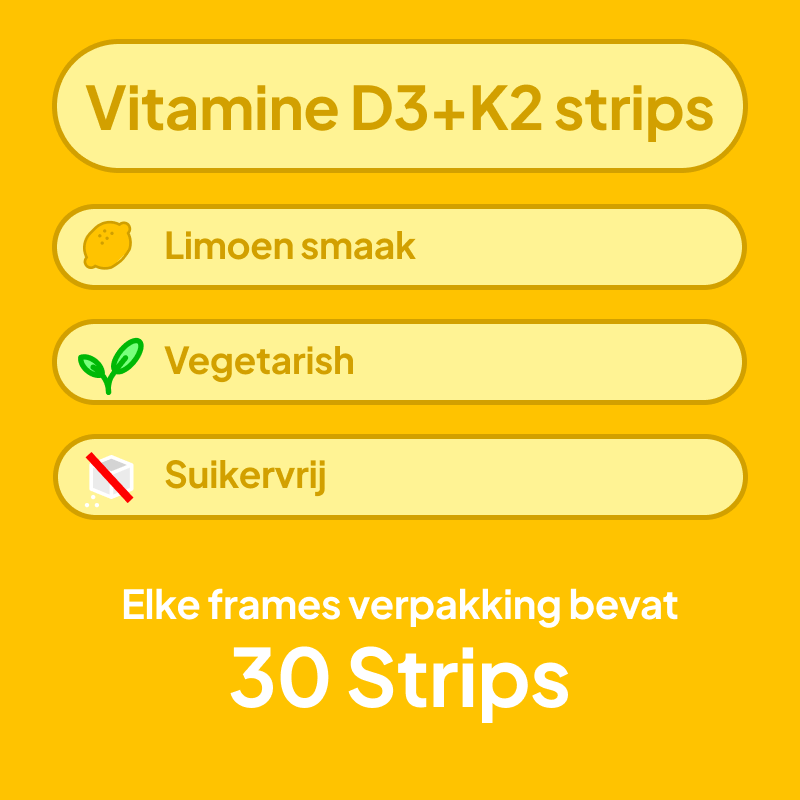 Vitamine D3 + K2 Strips