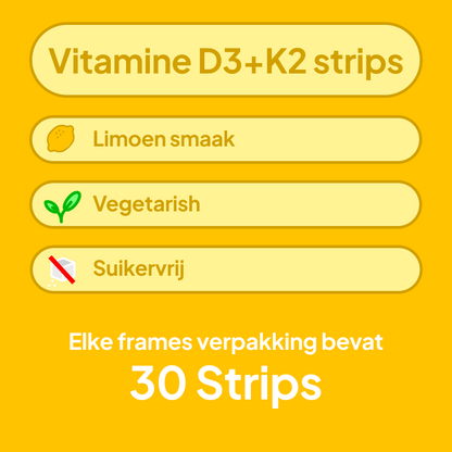 Vitamine D3 + K2 Strips